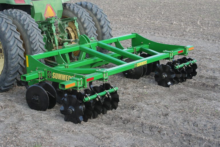 An implement, agriculture machinery, from Summers Manufacturing