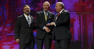Dick Newpher received the Founders Award at this year’s AFBF Convention from Zippy Duvall and Rick Ebert