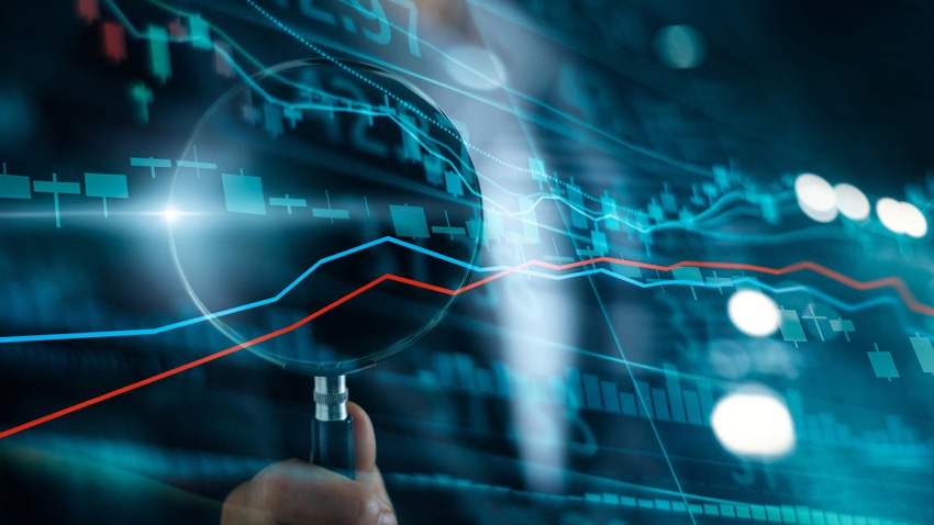 Analyzing stock market chart