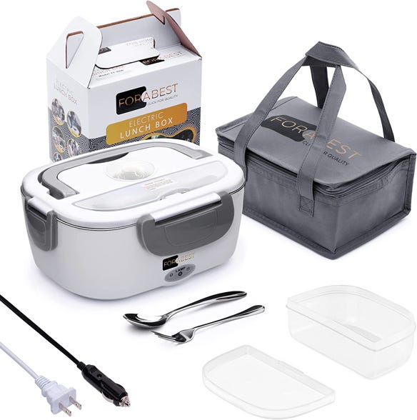 Electric Heated Lunch Box from Forabest 