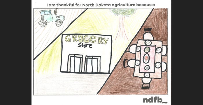 Drawing titled “Farm, Grocery Store and Table” By Olivia, Mandan, 4th grade Drawing titled “Farm, Grocery Store and Table” By Olivia, Mandan, 4th grade