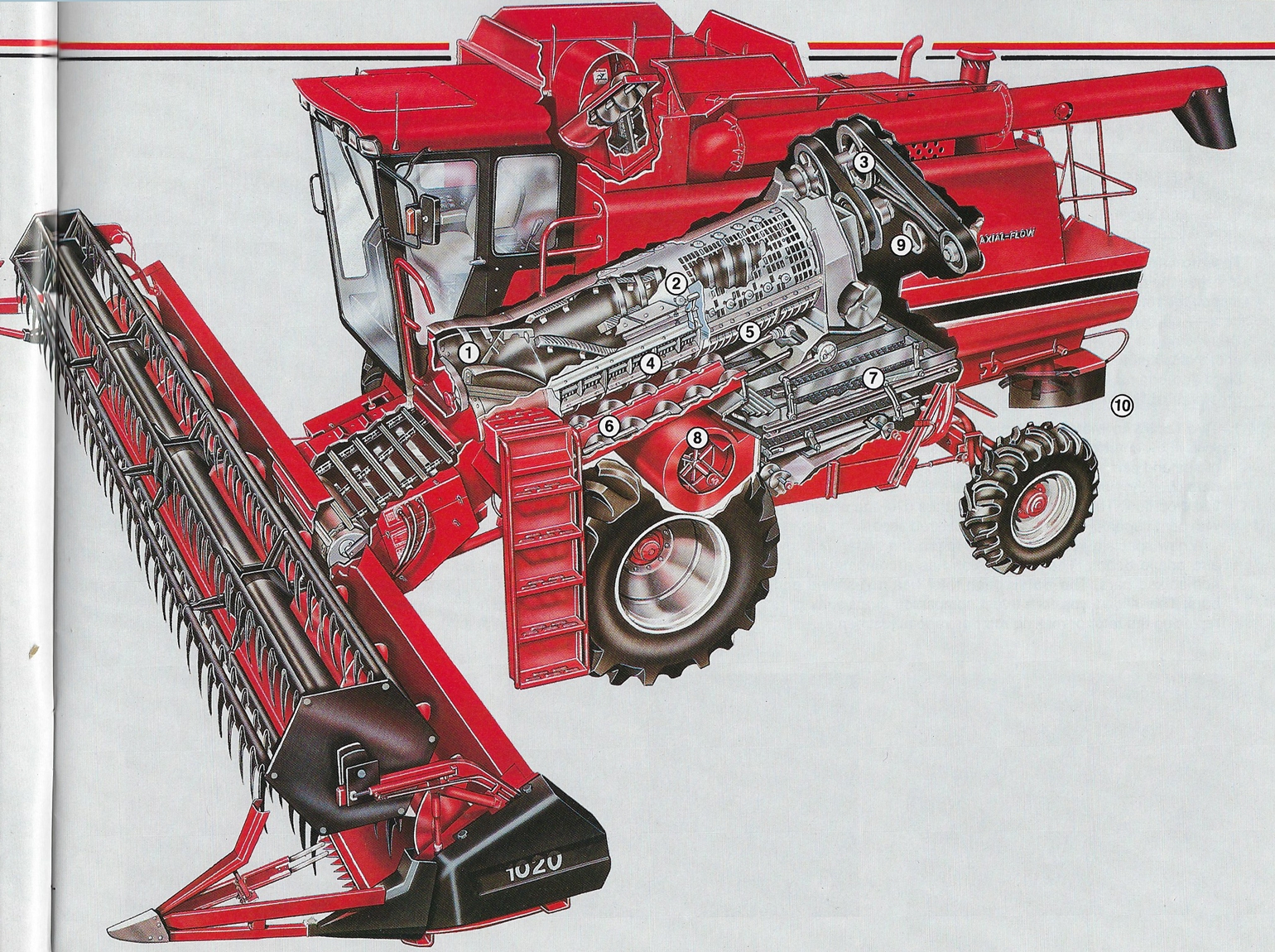 Case IH 1600 AxialFlow combine marks 32 years