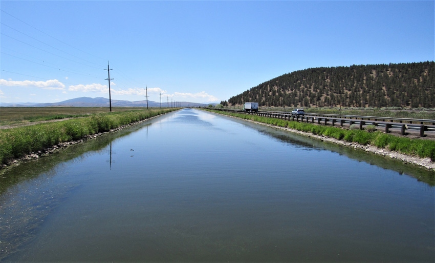 Klamath Basin irrigation canal