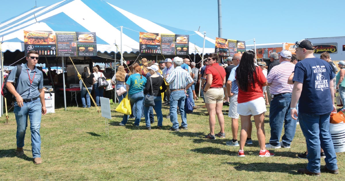 Farm Progress Show menus offer wide selection