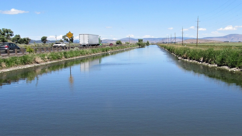 Klamath irrigation canal