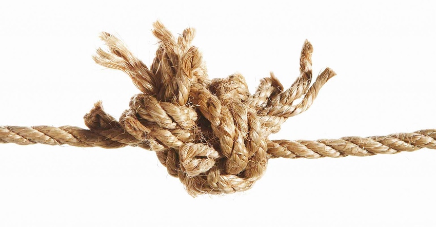 knotted rope knotted rope