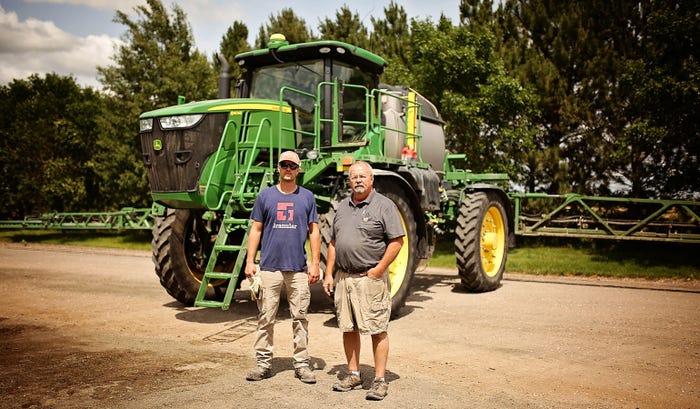 Nebraska farmers Roric and son Zach Paulman 