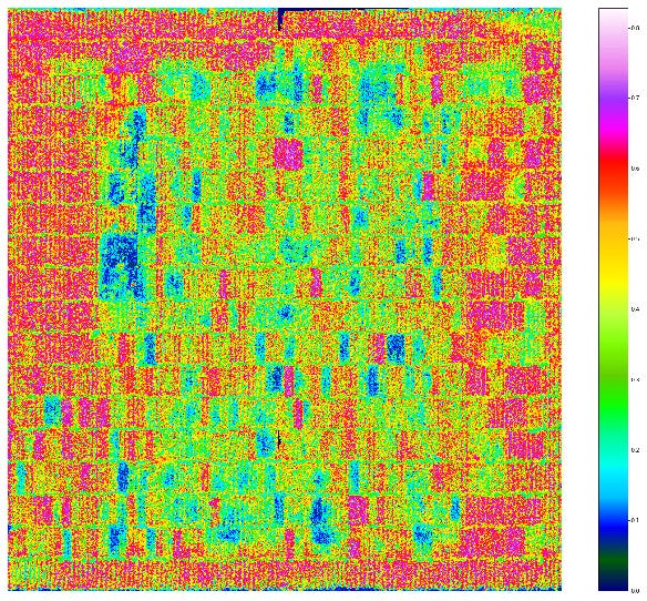 GRYFN technology shows a cornfield in infrared colors