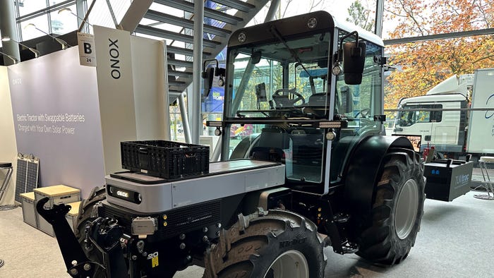 The Onox tractor aims to overcome the challenge limited fieldwork time that hinders the idea of electric tractors The Onox tractor aims to overcome the challenge limited fieldwork time that hinders the idea of electric tractors