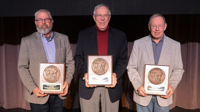 2023 Michigan Master Farmers Joe Bryant, Dave Milligan and Louis Wierenga Jr.