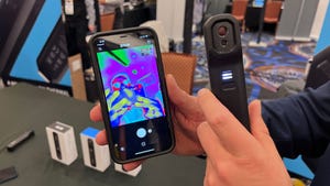 The FLIR One Edge Pro from Teledyne senses temperature through walls and in hidden places