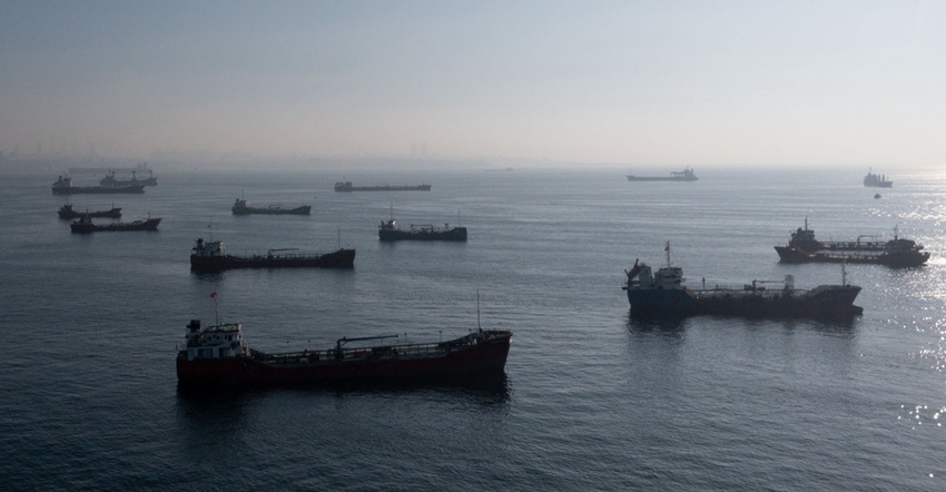 ships in Black sea