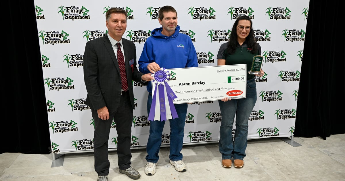 Dairyman tops World Forage Analysis Superbowl