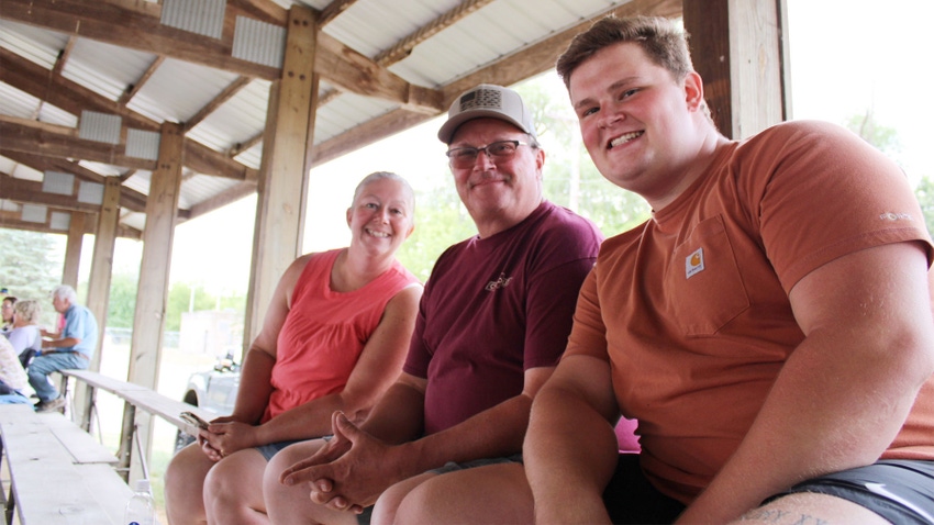  Pictured from left: Judy, Dennis and Ryan Lund