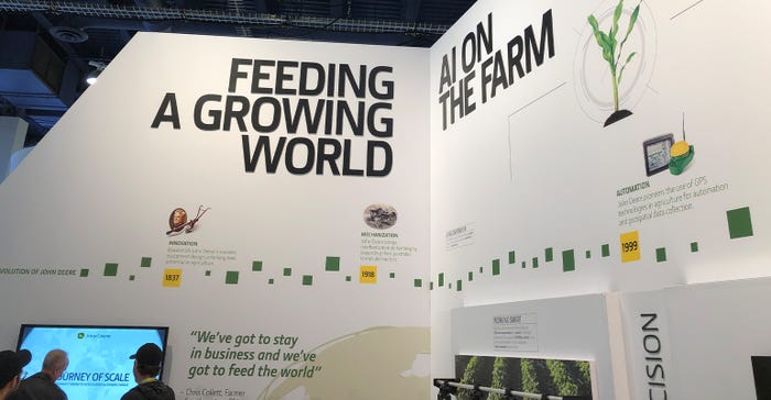 John Deere display at CES shares the story of technology in sustainable agriculture