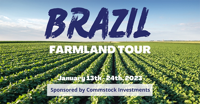Commstock brazil farmland tour promo Commstock brazil farmland tour promo