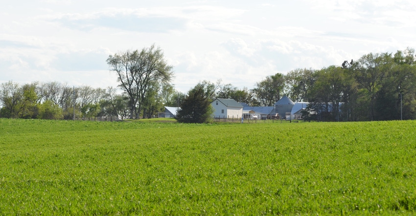 Farm and field in Nebraska