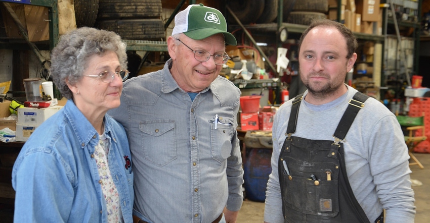 Greg and Deb Smoker with their son Jacob Smoker