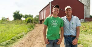 Adam and Ron Holter run Holterhom Farms in Frederick, Md.