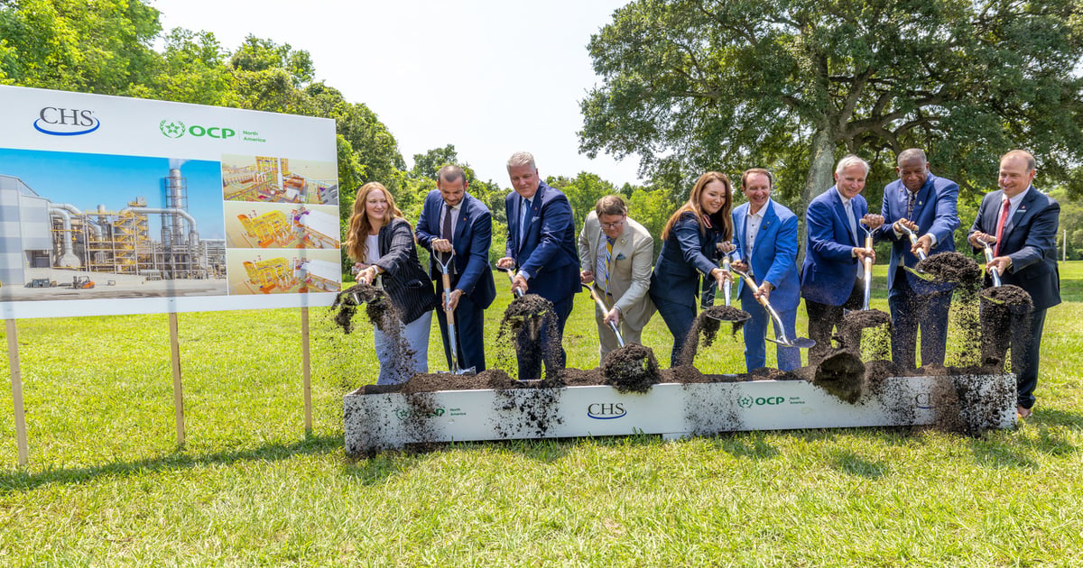 CHS, OCP to build U.S. phosphate fertilizer plant in Louisiana