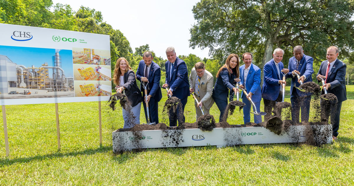CHS, OCP to build U.S. phosphate fertilizer plant in Louisiana