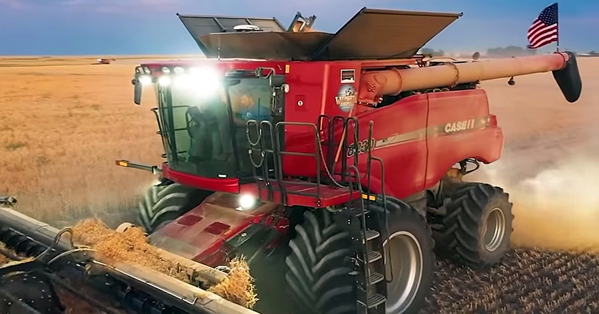 Welker Farms transforms Case 8230 combine into "Beastbine"