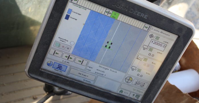 monitors in tractor cab