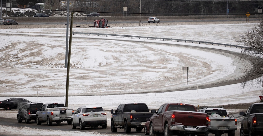 Winter Storm Uri Brings Ice And Snow Across Widespread Parts Of Nation