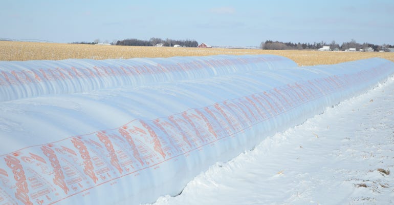 Two 330-foot-long grain bags 