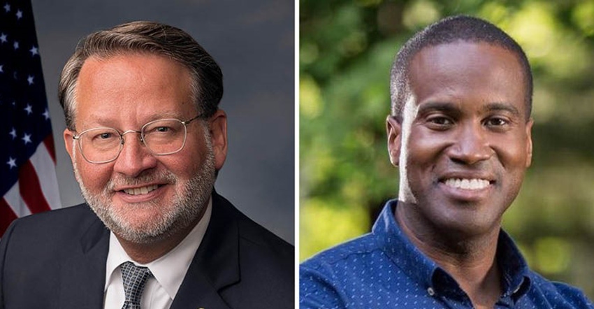 Sen. Gary Peters (left) and John James recently took part in a virtual interview forum, which posed ag-specific questions to Sen. Gary Peters (left) and John James recently took part in a virtual interview forum, which posed ag-specific questions to