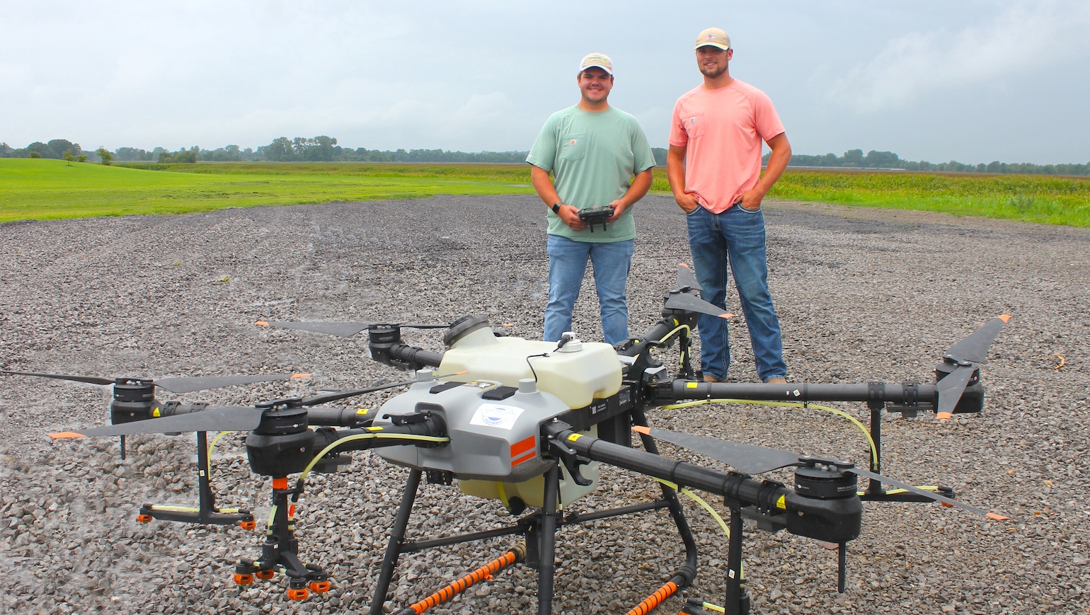 Agricultural drone spraying taking off Farm Progress