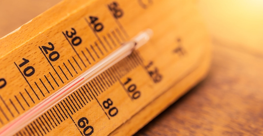 hot day summer concept closeup thermometer with warm color tone hot day summer concept closeup thermometer with warm color tone