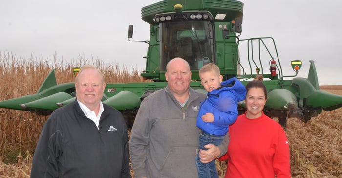Steve Nelson along with his son Scott, grandson, Luke, and daughter-in-law Amy. Nelson