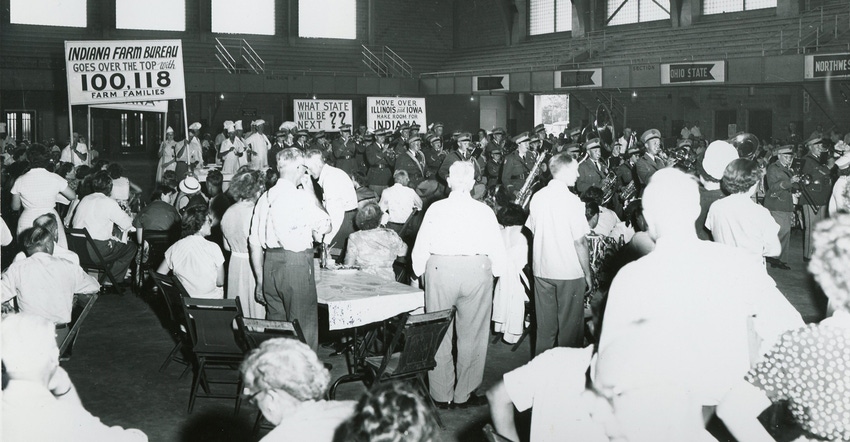 Indiana Farm Bureau celebration in 1952
