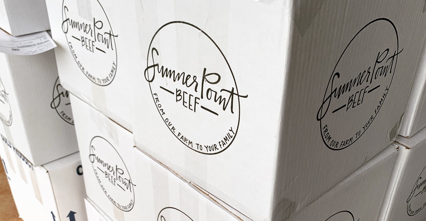 Sumner Point Beef shipping boxes Sumner Point Beef shipping boxes