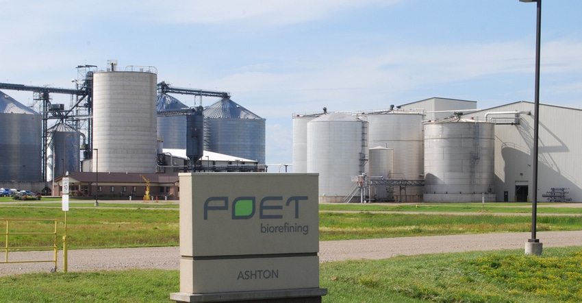Poet biorefining ethanol plant