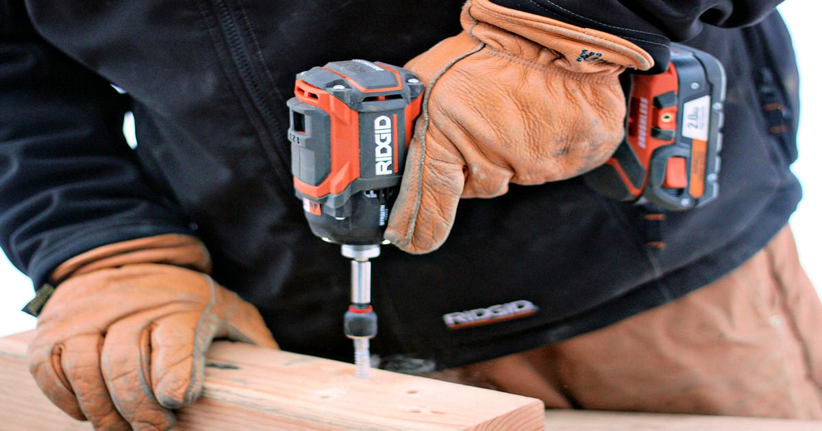 Team FIN at work looks at Ridgid pulse driver