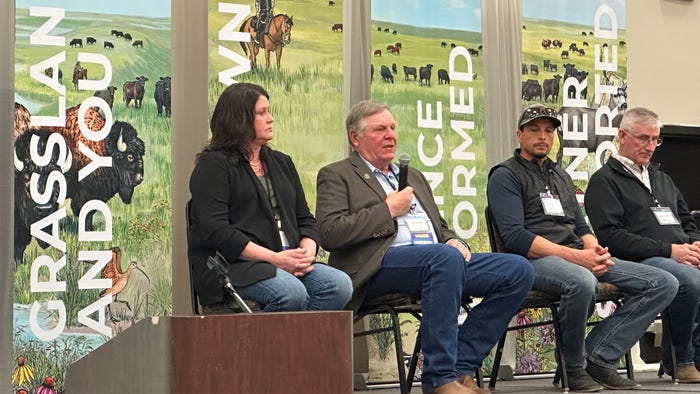 A panel discussion focused on solutions for grassland conservation 