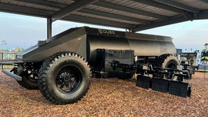 John Deere and GUSS Automation’s fully electric autonomous herbicide orchard sprayer, Electric GUSS