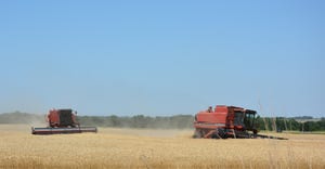 The Smarsh family was finally rolling toward finish of the 2019 wheat harvest as the July 4 holiday loomed