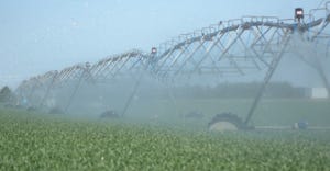 Irrigation equipment in field