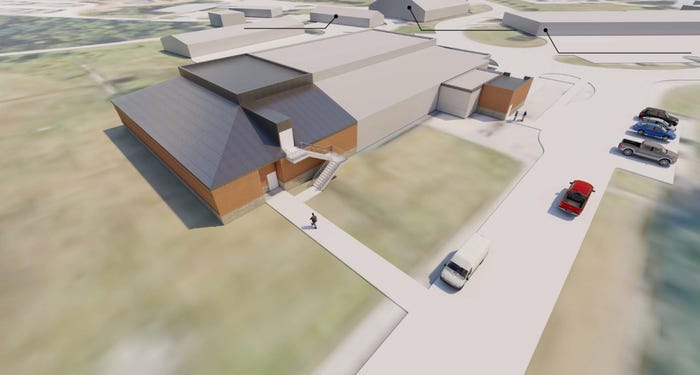 Rendering of MU's National Swine Resource and Research Center