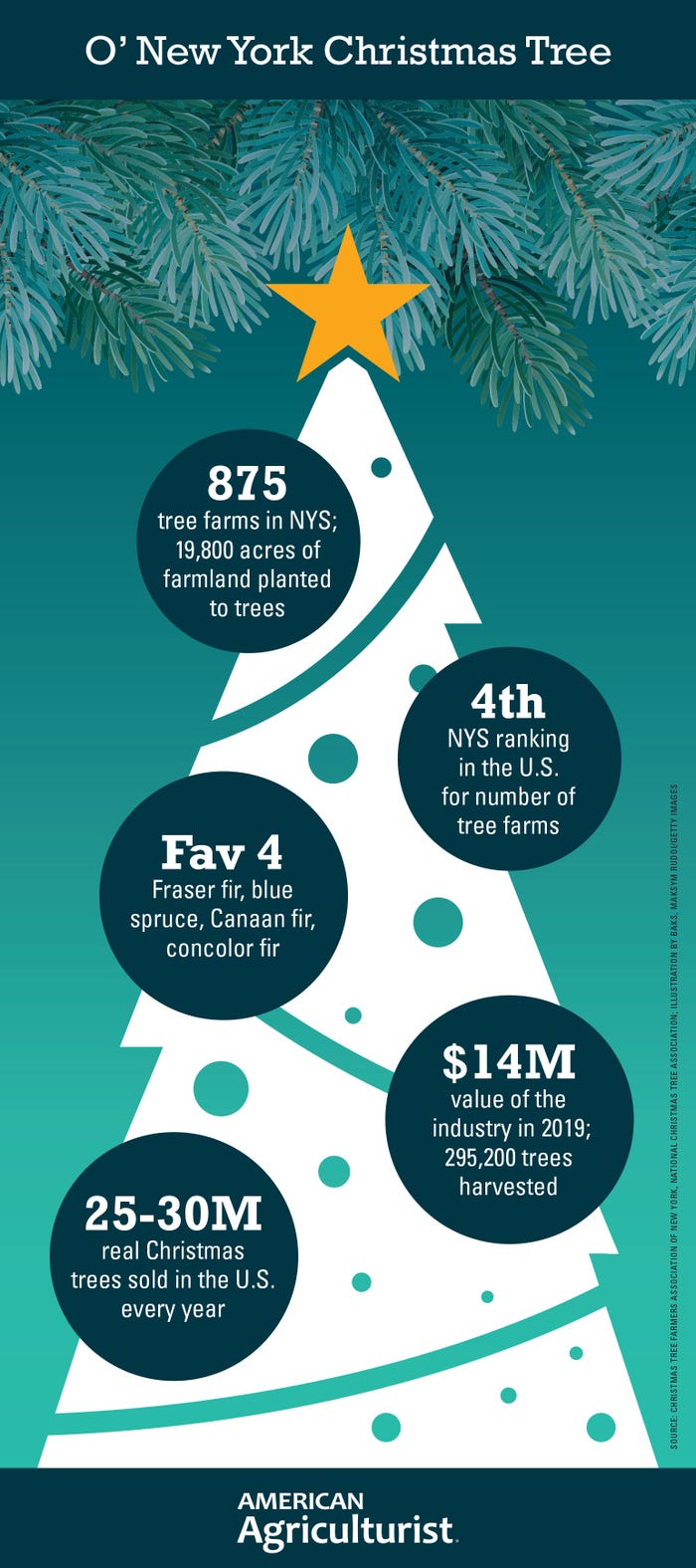 New York State Christmas Tree Stats
