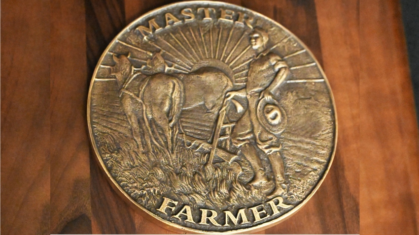 Master Farmer medallion