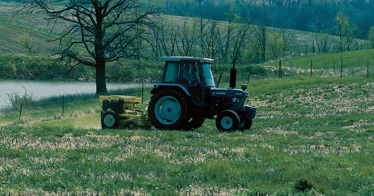 Frost seeding, interseeding for pastures