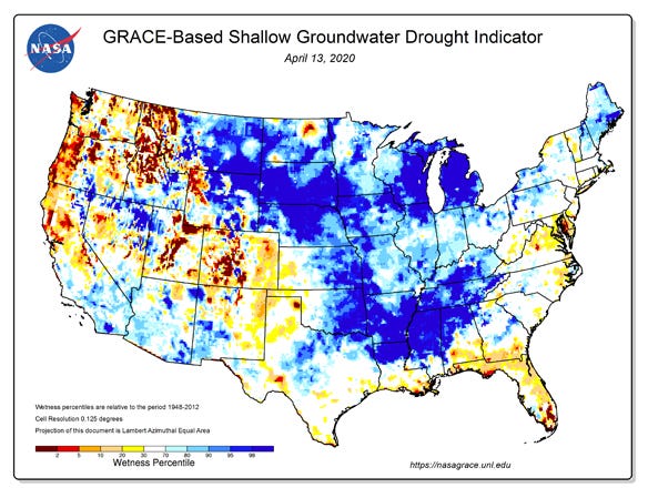  U.S. Drought Monitor maps. 