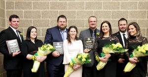 Brandon and Jessica Batton (left) of North Carolina; Ben and Kate Sowers of Maryland; Derek and Renee Martin of Illinois; and