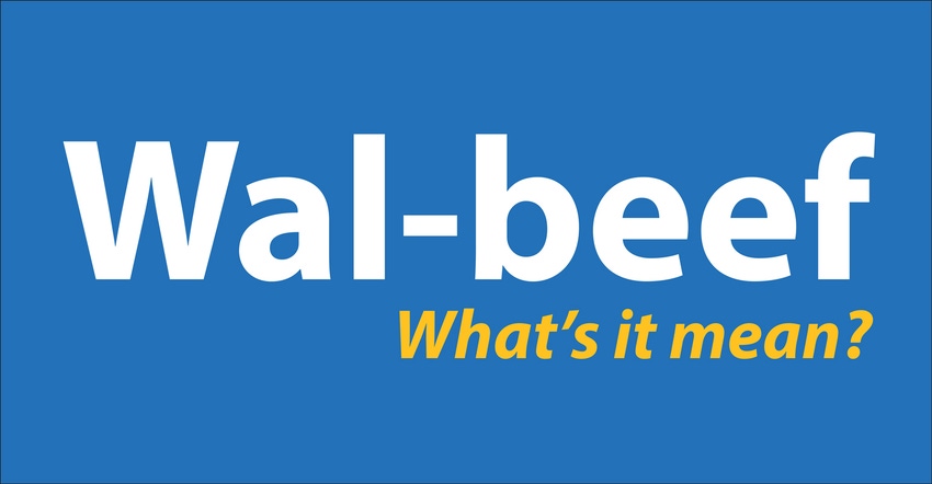 Wal-beef fake logo Wal-beef fake logo