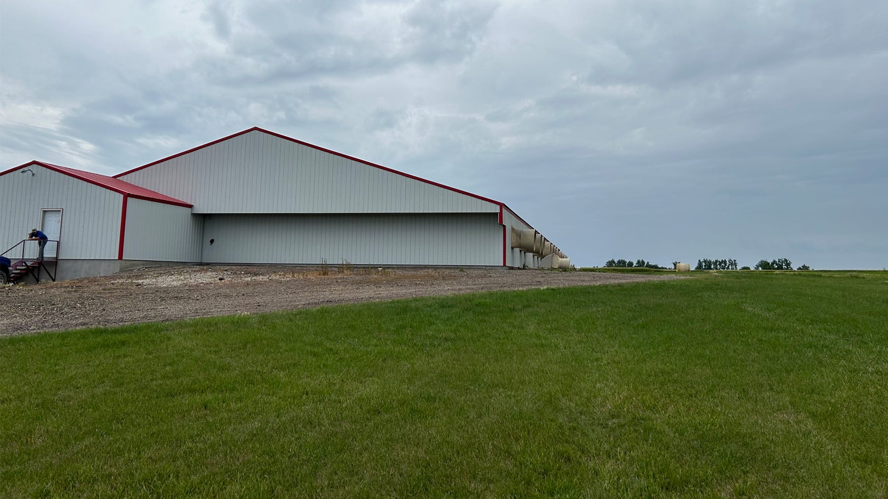 outside view of hog building