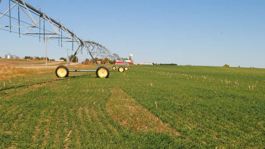 irrigation equipment in field irrigation equipment in field